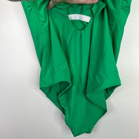 Becca Etc Strappy One Piece swimsuit green verde - 2X - Picture 9 of 13